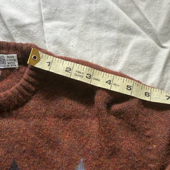 Cacharel Intarsia Lambswool Knit Pullover Sweater - Picture 11 of 12